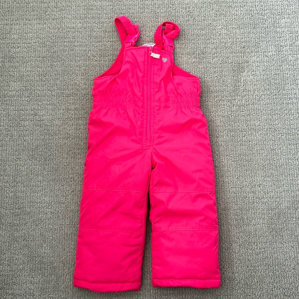 Toddler girl snow bibs